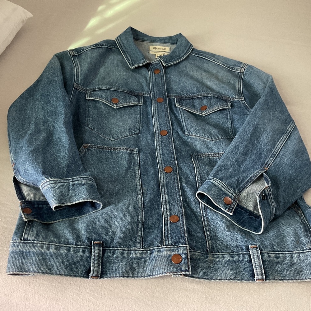 Like New Madewell Oversized Trucker Jacket